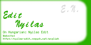 edit nyilas business card